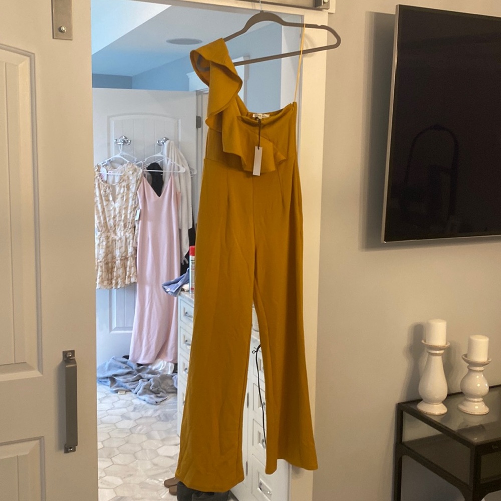 One Shoulder Jumpsuit